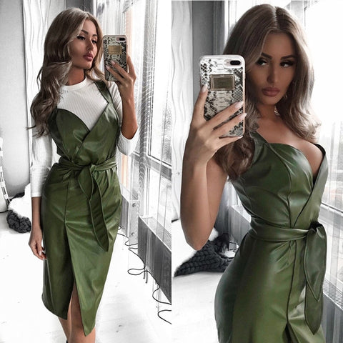 Women Fashion O-neck Solid Bow Elegant Straight Dress Spring Loose Mini Dresses 3/4 Sleeve Bow comfortable Plus Size