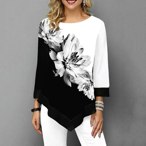 TWOTWINSTYLE Elegant Perspective Womens Tops And Blouses Lantern Sleeve Lace Up Plus Size Shirts Female 2019 Autumn Fashion New
