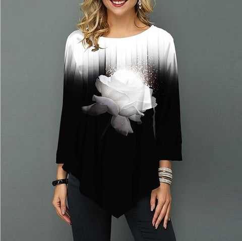 TWOTWINSTYLE Elegant Perspective Womens Tops And Blouses Lantern Sleeve Lace Up Plus Size Shirts Female 2019 Autumn Fashion New