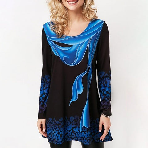 TWOTWINSTYLE Elegant Perspective Womens Tops And Blouses Lantern Sleeve Lace Up Plus Size Shirts Female 2019 Autumn Fashion New